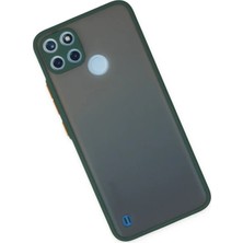 Realme C21Y Kılıf Montreal Silikon Kapak - Yeşil