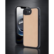 Lexroo Iphone 16E Kılıf Aras Deri Kapak – Pudra