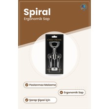 Tirbuşon Açacak Metal Spiral Paslanmaz Şarap Şişesi Mantar Çıkarıcı Mutfak Sofra Aksesuarı