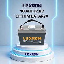 Lexron 12,8V 100AH Lityum Akü Lithium Iron Phosphate (Lifepo4-Liion) Batarya