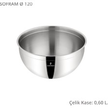 Sofram 12 cm Çelik Kase - 0,60 Litre