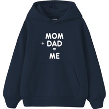 The Lucid Lab Mom Plus Dad Çocuk Hoodie