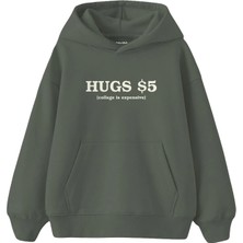 The Lucid Lab Hugs Five Dollars Çocuk Hoodie