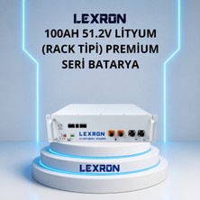 Lexron 51,2V 100AH Lityum Akü Lithium Iron Phosphate (Lifepo4-Liion) Batarya