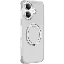 Ototechparca Joko Apple iPhone 17 Airbag Ring Yüzüklü Magsafe Kapak - Beyaz