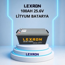 Lexron 25,6V 100AH Lityum Akü Lithium Iron Phosphate (Lifepo4-Liion) Batarya