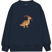 The Lucid Lab Small Parasaurolophus With A Berry Çocuk Sweatshirt