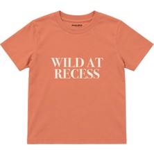 The Lucid Lab Wild At Recess Çocuk Tişört - Somon
