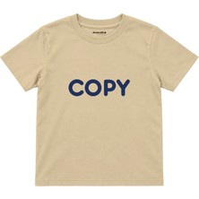 The Lucid Lab Copy Çocuk Tişört - Krem