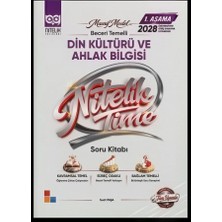 Nitelik Yayınları Nitelik 1.aşama Din Kültürü ve Ahlak Bilgisi Soru Kitabı Beceri Temelli Maarif Model