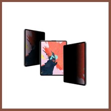 Bezos iPad Pro 12.9 (2021) Tablet Hayalet Full Glue Ekran Koruyucu Dry