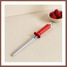 Bezos 10'' Oval Yassı Masat - Plastik Saplı Metal Asma Halkalı Dry