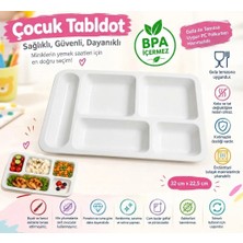 Adalinhome Polikarbon Kırılmaz Çocuk Tabldot (25ADET)
