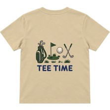 The Lucid Lab Tee Time Çocuk Tişört - Krem