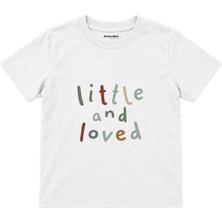 The Lucid Lab Little And Loved Çocuk Tişört - Beyaz