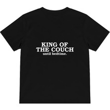 The Lucid Lab King Of The Couch Çocuk Tişört - Siyah