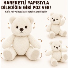 Selay Toys Hareketli Ayı 23 cm Ekru