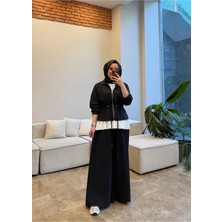 Suede Style 6130 - Fitilli Cupra Oversize Rahat-Şık-Salaş Kadın Ceket Pantolon Takımı