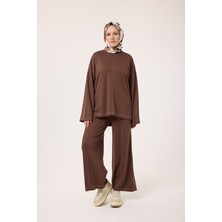 Suede Style 6070 - Yumuşak Kumaş Rahat-Şık-Salaş Kadın Takımı