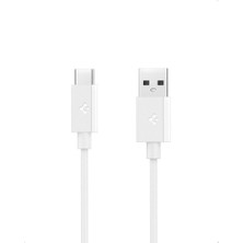 Wisipi Usb-A To Usb-C 2 Metre Kablo 60W Güç/hızlı Şarj / 480 Mbps Data Aktarım Hızı Type-C Ekstra Dayanıklı White - ACA08716
