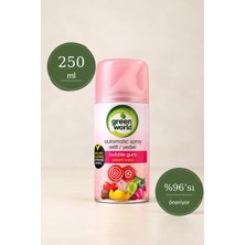 Green World Freshmatik Yedek Oda Kokusu 250 ml Bubble Gum Şekerli Sakız – Otomatik Sprey