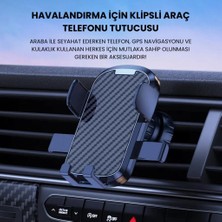 Wisipi Klipsli Sarsılmaz Airwent Araç Havalandırma Telefon Tutucu Araç Içi Telefon Tutucu