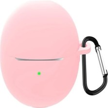 Wisipi Huawei Freebuds 5 Için Kılıf Mat Silikon Pembe [freebuds 5 ile Uyumlu Kılıf - Pembe]