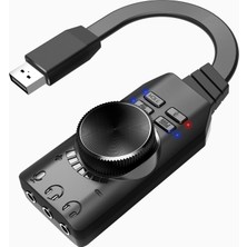 Str Store Plextone Gs3 Virtual 7.1 Dsp USB Ses Kartı – Harici Oyuncu Kulaklık Amfisi (Amp)