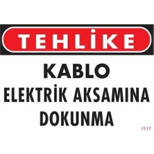 Ersert Ers- ® Elektrik Kablosu Uyarı Levhası 25X35 KOD:1117
