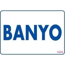 Ersert Ers- ® Banyo Uyarı Levhası 17,5X25 KOD:1688