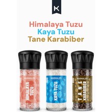 Himalaya Tuzu & Kaya Tuzu & Karabiber 3'lü Set