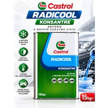 Castrol Radicool 15 kg Konsantre Antifriz 4 Mevsim Motor Soğutma Sıvısı