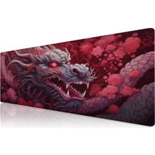 KlasseGear Klasse Pro - 10 Farklı Model Dikişli Kenar 90X40 cm Oyuncu Gaming Mouse Pad (Fury Longhua, 90X40 Cm)