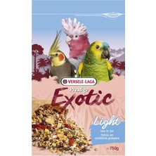 Versele-Laga Versele Laga Prestige Exotic Light Papağanparaket Kuruyemiştahil Karişimi 750 G.