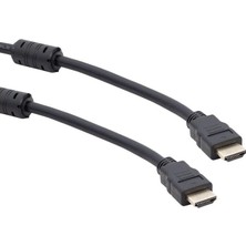 Wisipi Plastik Düz Siyah 5 Metre Poşetli HDMI Kablo