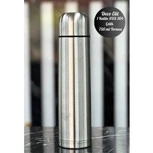 Ersert Ers 750 ml Çift Katmanlı Sus 304 Çelik Inox Termos Süt-Mama-Kamp-Piknik Termosu 12 Saate Kadar Sıcak