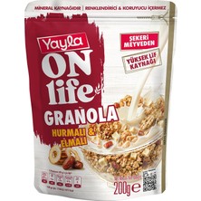 5 Adet Yayla Onlife Hurmalı Elmalı Granola 200 G