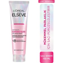 Wisipi Elseve Glycolic Gloss Mükemmel Parlaklık Için Pürüzsüzleştirici Saç Kremi 150 ml