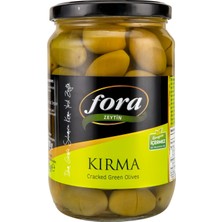 3 Adet Fora Domat Kırma Yeşil Zeytin (141-160) 400 G