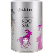 5 Adet Efsina Iyotlu Silindir Ince Kaya Tuzu 600 G