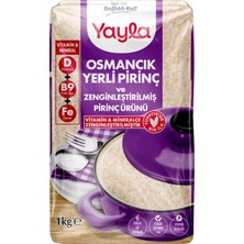 5 Adet Yayla Osmancık Yerli Pirinç Zenginleştirilmiş D Vitaminli 1 kg
