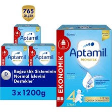 Wisipi 4 Prebiyotikli Çocuk Devam Sütü 1200 x 3 Adet 3600 gr