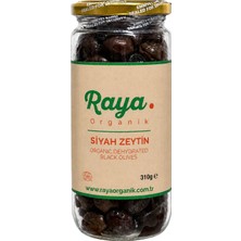 4 Adet Raya Organik Siyah Zeytin 310 G