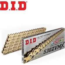 D.I.D Dıd DID-530ZVM-X (GOLD)-114 Dıd 530ZVM-X-114 Link Gold Zincir (X-Ring) - Honda Cbr Rr 1000 cc (2004-2007)
