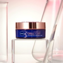 Wisipi Nıvea Cellular Expert Lift Doğal Retinol Alternatifi Saf Bakuchiol ve Hyaluronik Asit Içeren Kırışıklık Karşıtı ve Nemlendirici Gece Kremi 50 ml