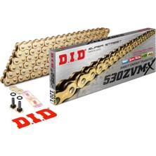 D.I.D Did 530-120ZVMX 2010-2016 Suzuki Gsx 1250 Fa Uyumlu Zincir Zvm-X Xring Gold (Sarı) Renk