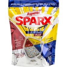 2 Adet Asperox Sparx Diamond Plus Bulaşık Makinesi Kapsülü 50'li