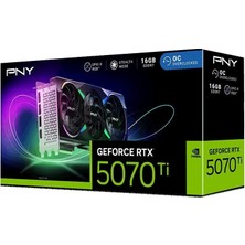 Quadro Pny Geforce RTX5070TI VCG5070T16TFXXPB1-O Gddr7 16GB Argb Oc Displayport Hdmı Siyah Ekran Kartı