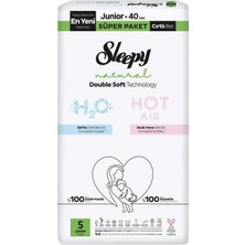 4 Adet Sleepy Natural Double Soft No:5 Midi Süper 40'lı