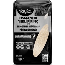 4 Adet Yayla Osmancık Yerli Pirinç Zenginleştirilmiş A Vitaminli 1 kg